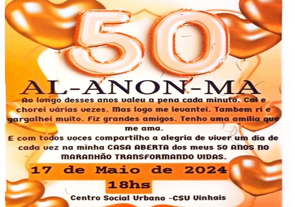 50 anos Al Anon Maranhão